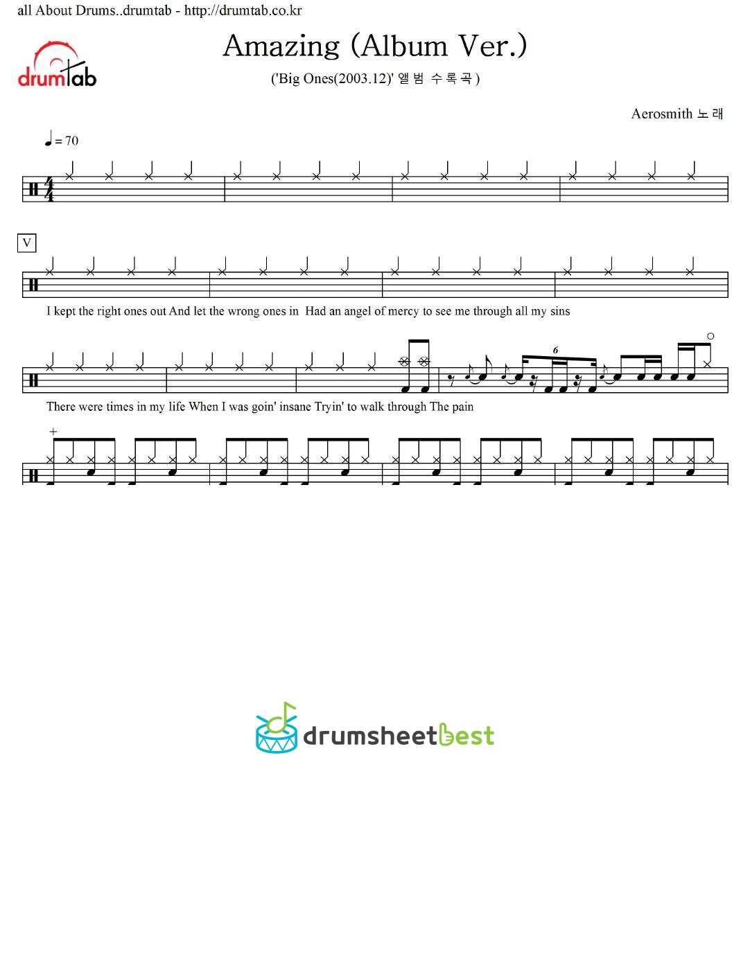 Amazing (Album Ver.) preview page 1