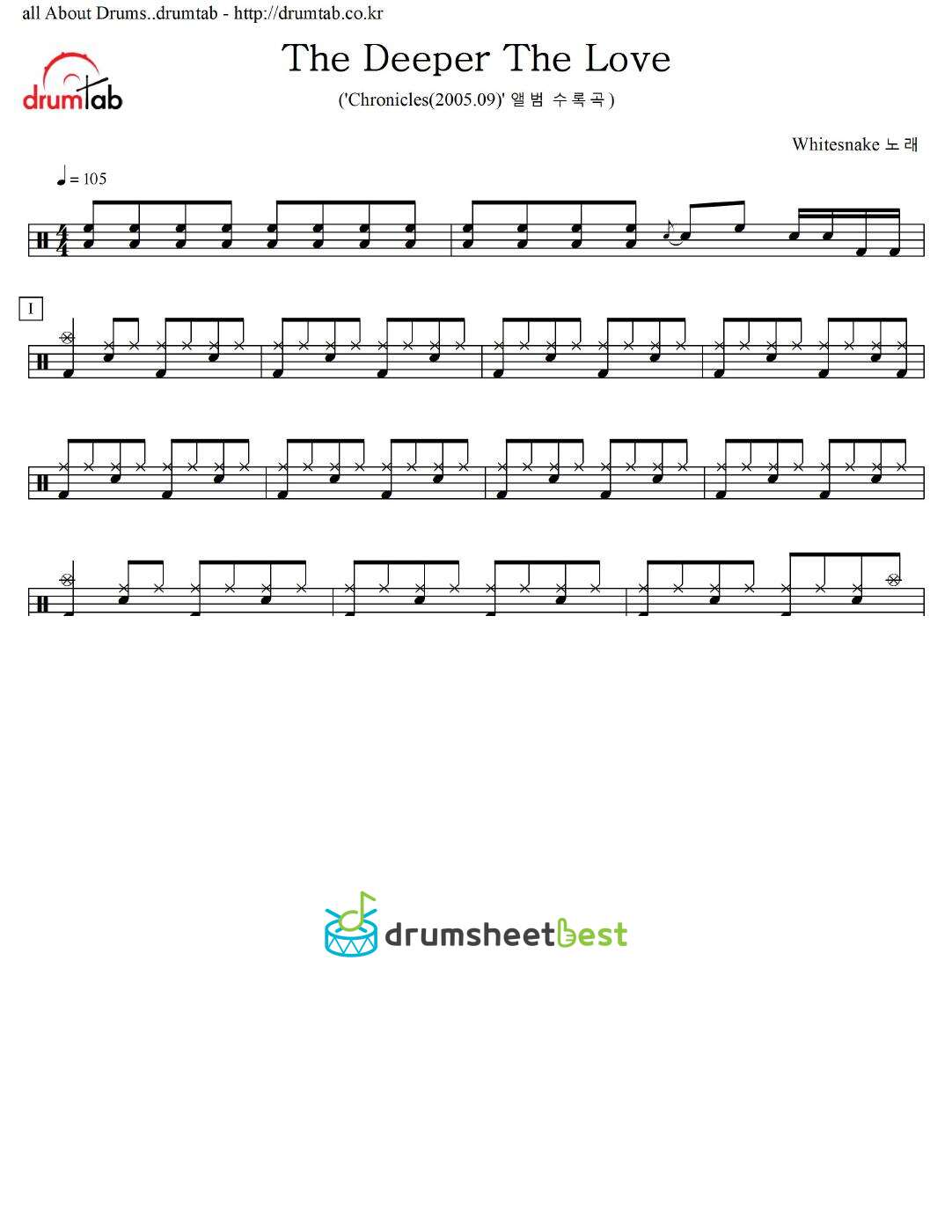 The Deeper The Love preview page 1