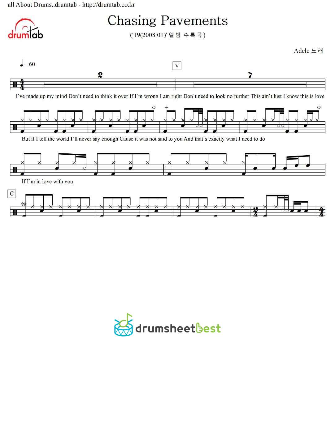 Chasing Pavements preview page 1