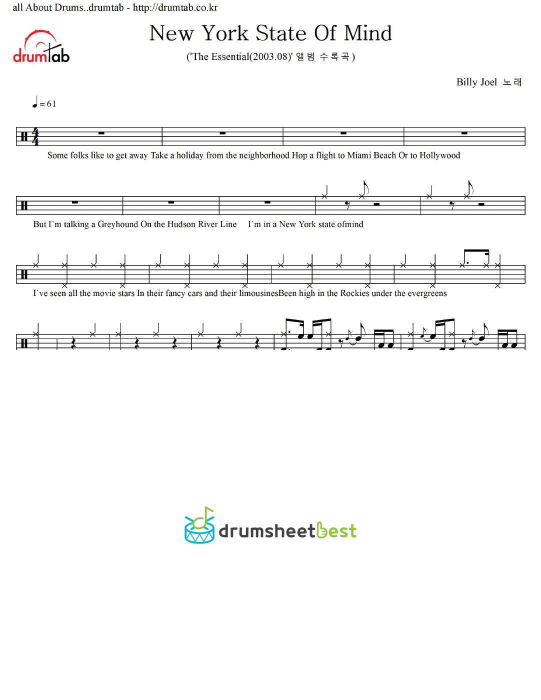 New York State Of Mind preview page 1