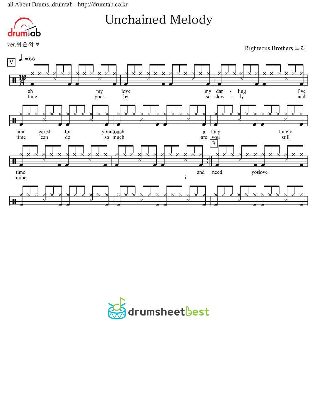 Unchained Melody preview page 1