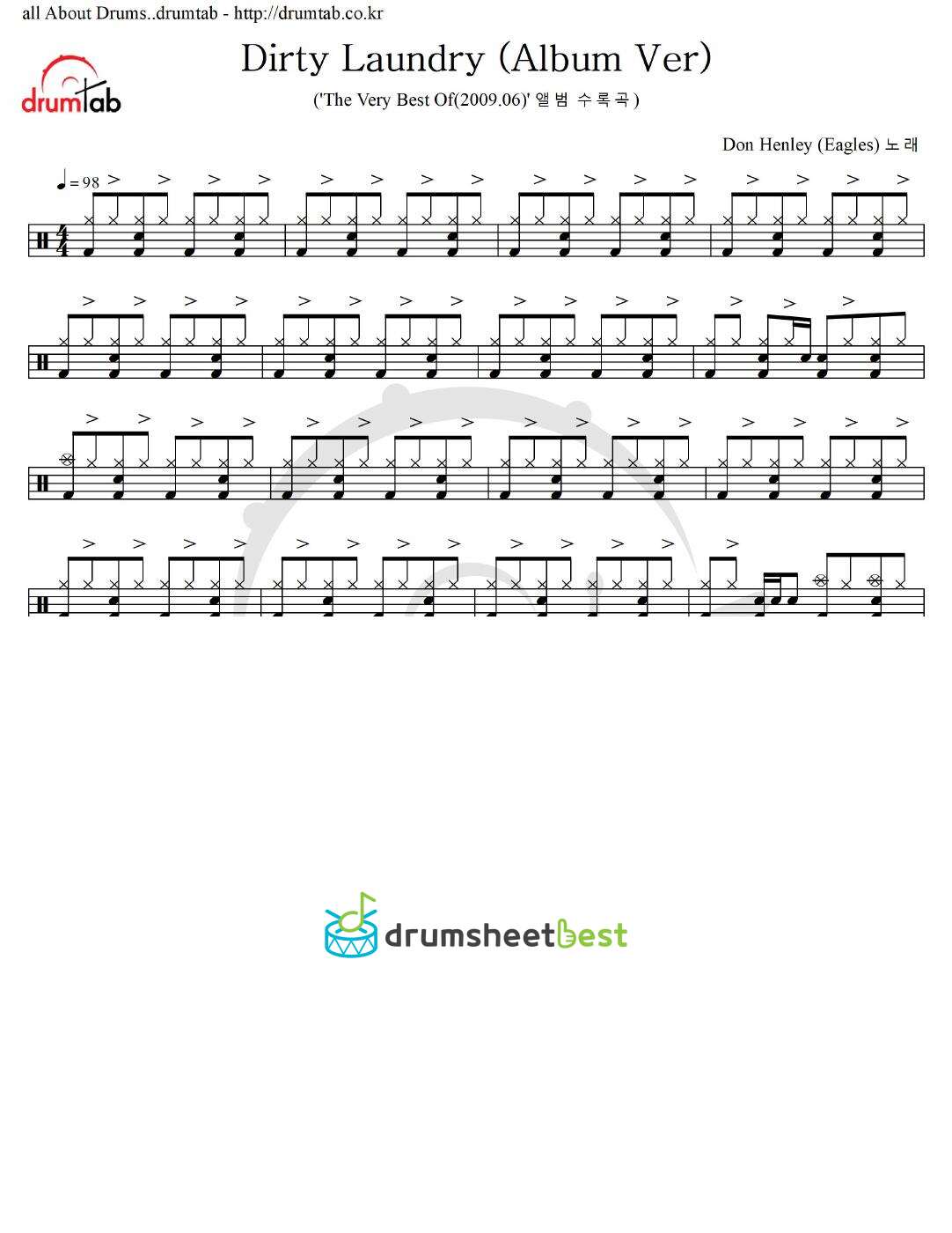 Dirty Laundry (Album Ver) preview page 1