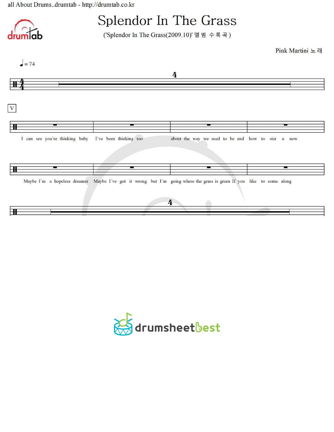 Splendor In The Grass preview page 1