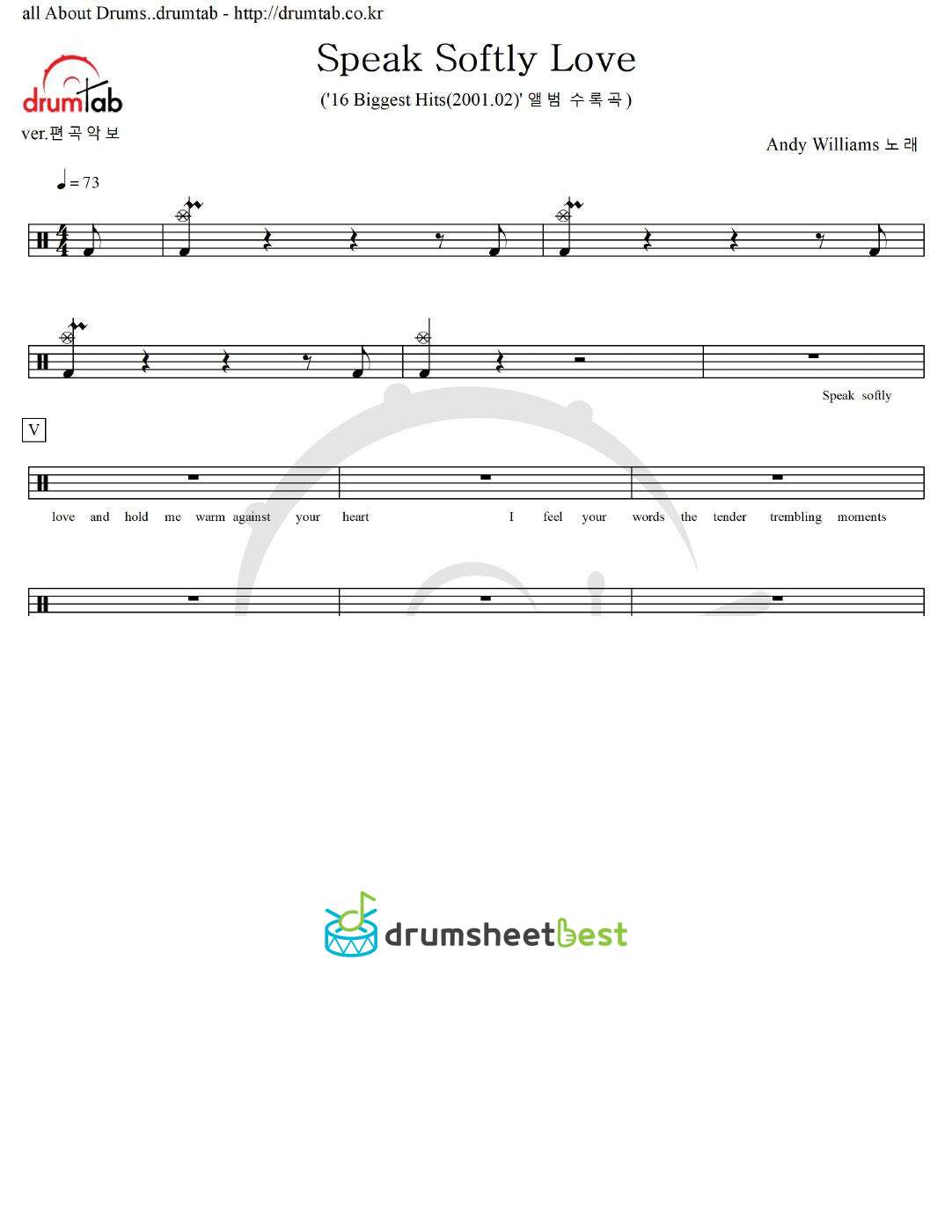 Speak Softly Love preview page 1