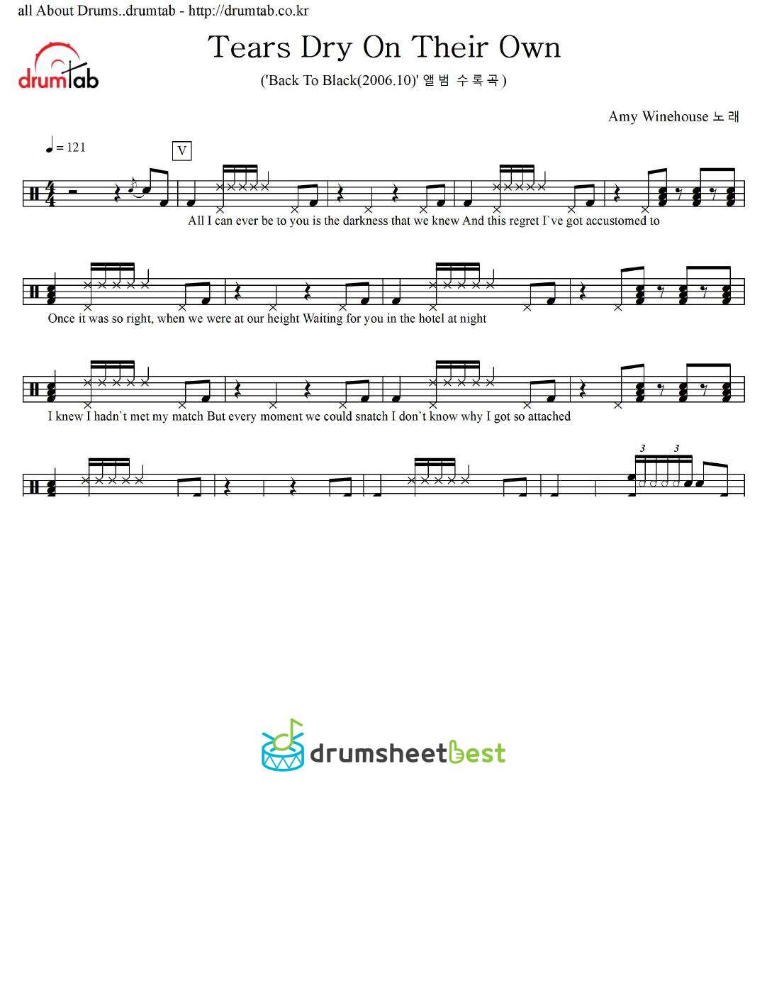 Tears Dry On Their Own preview page 1