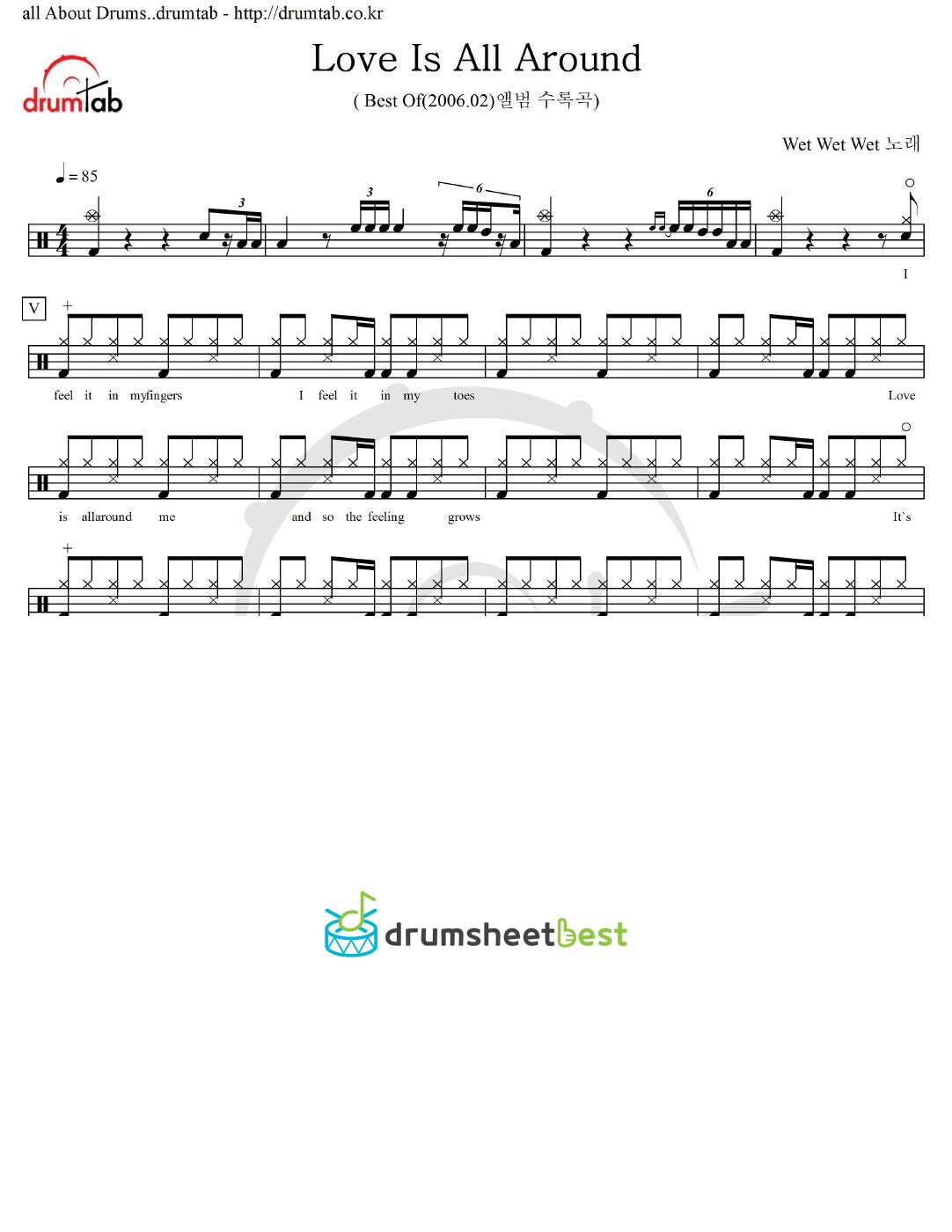 Love Is All Around preview page 1