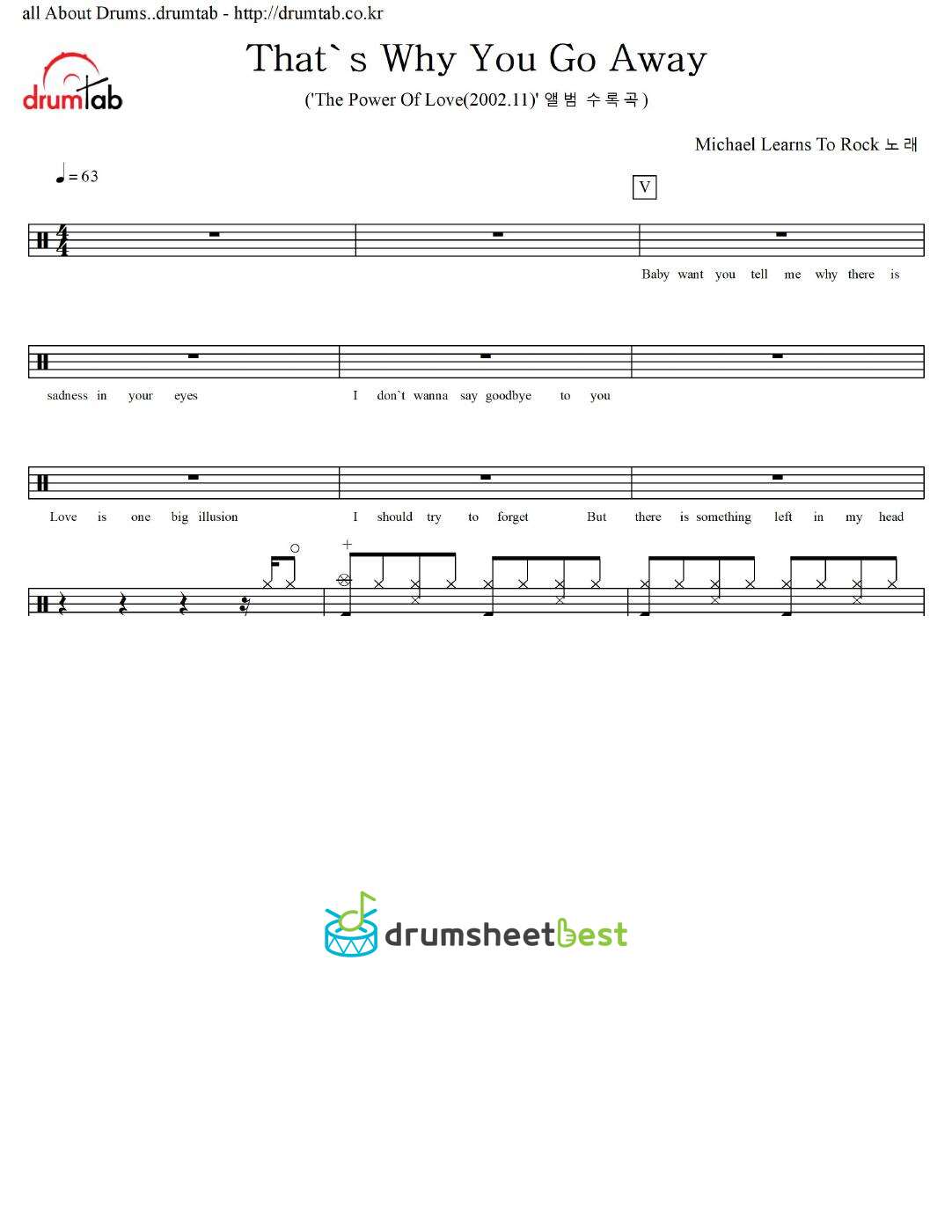 That's Why You Go Away preview page 1