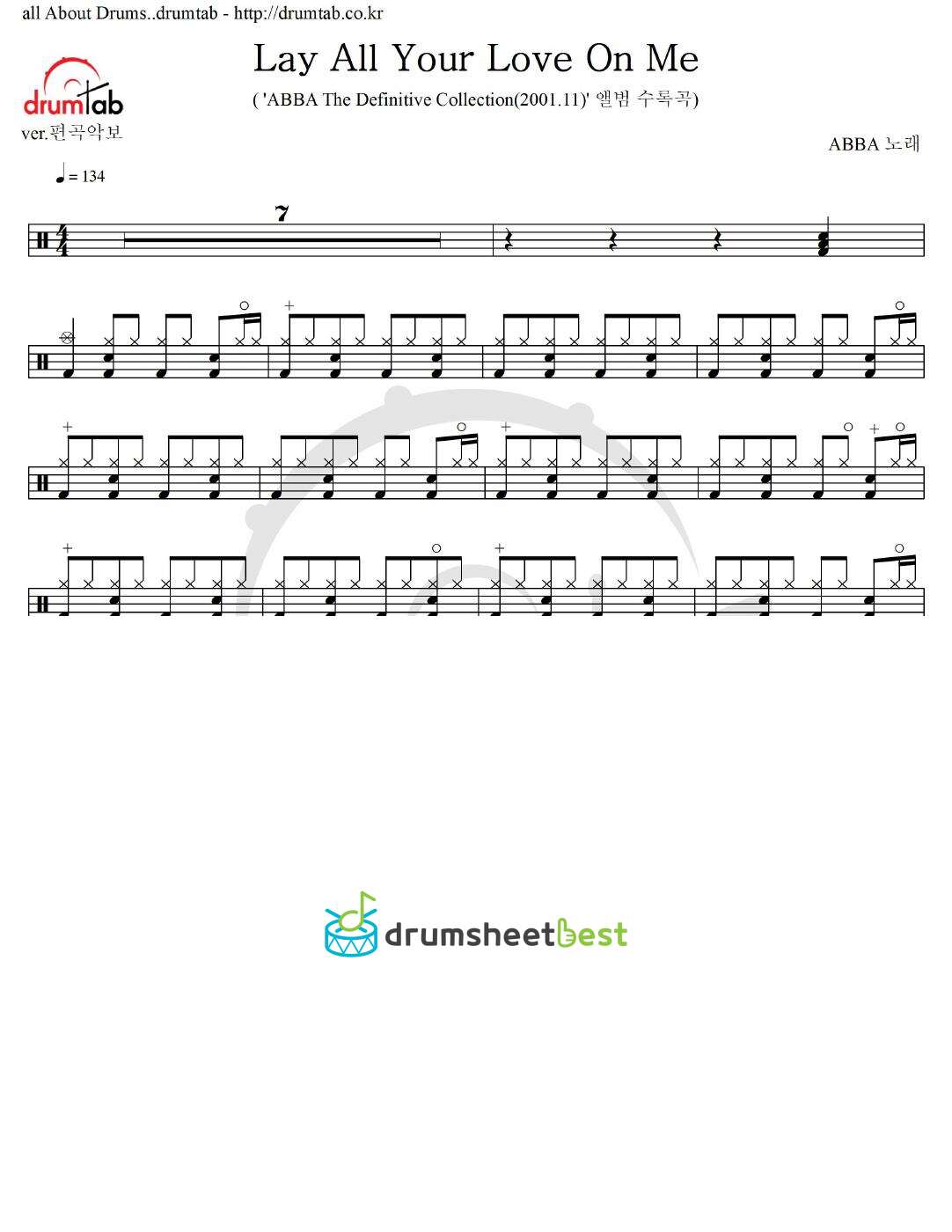 Lay All Your Love On Me preview page 1