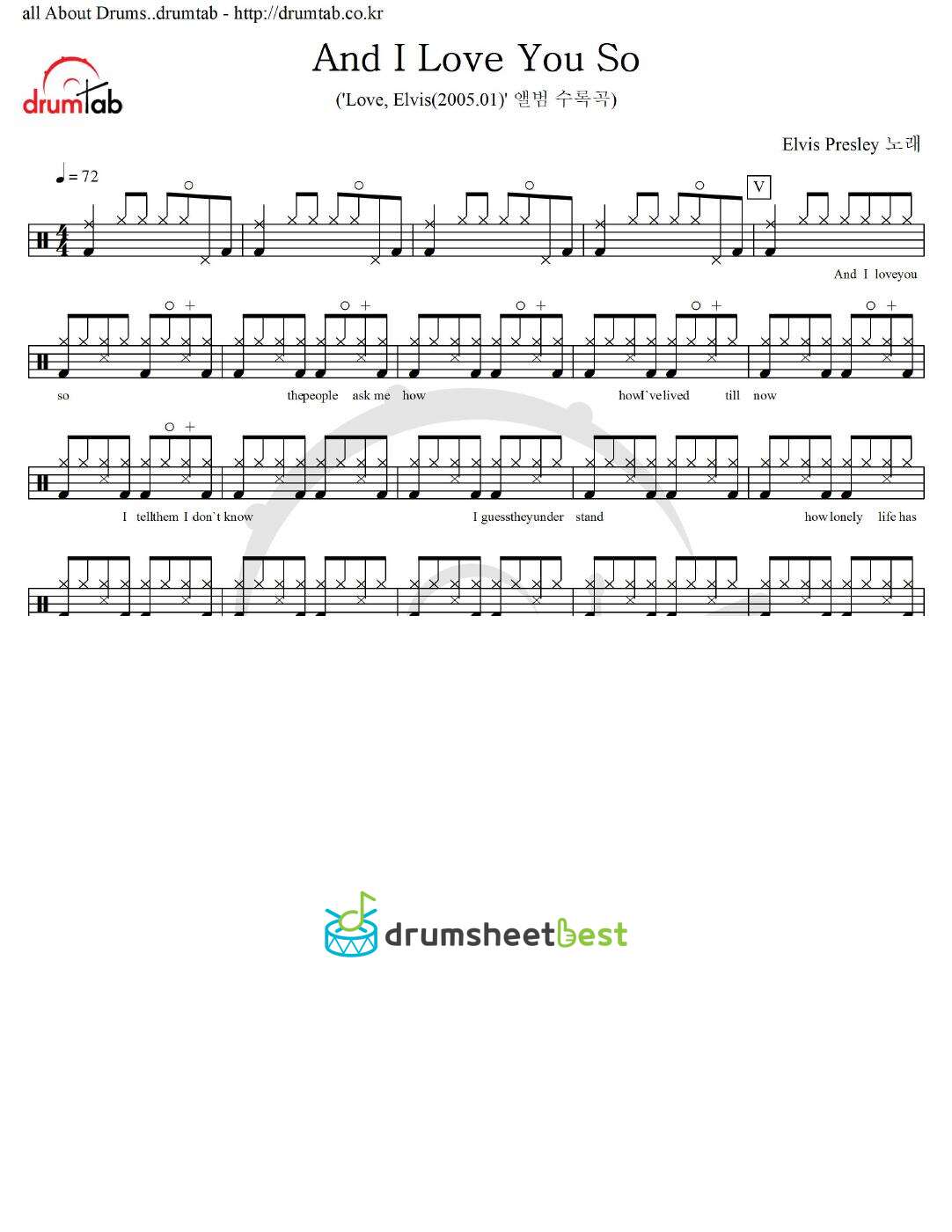 And I Love You So preview page 1