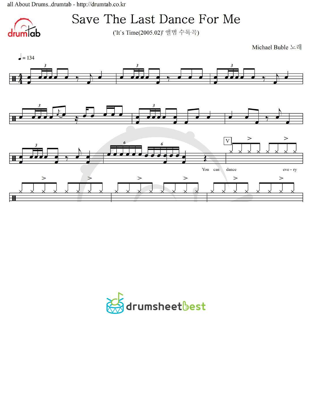 Save The Last Dance For Me preview page 1