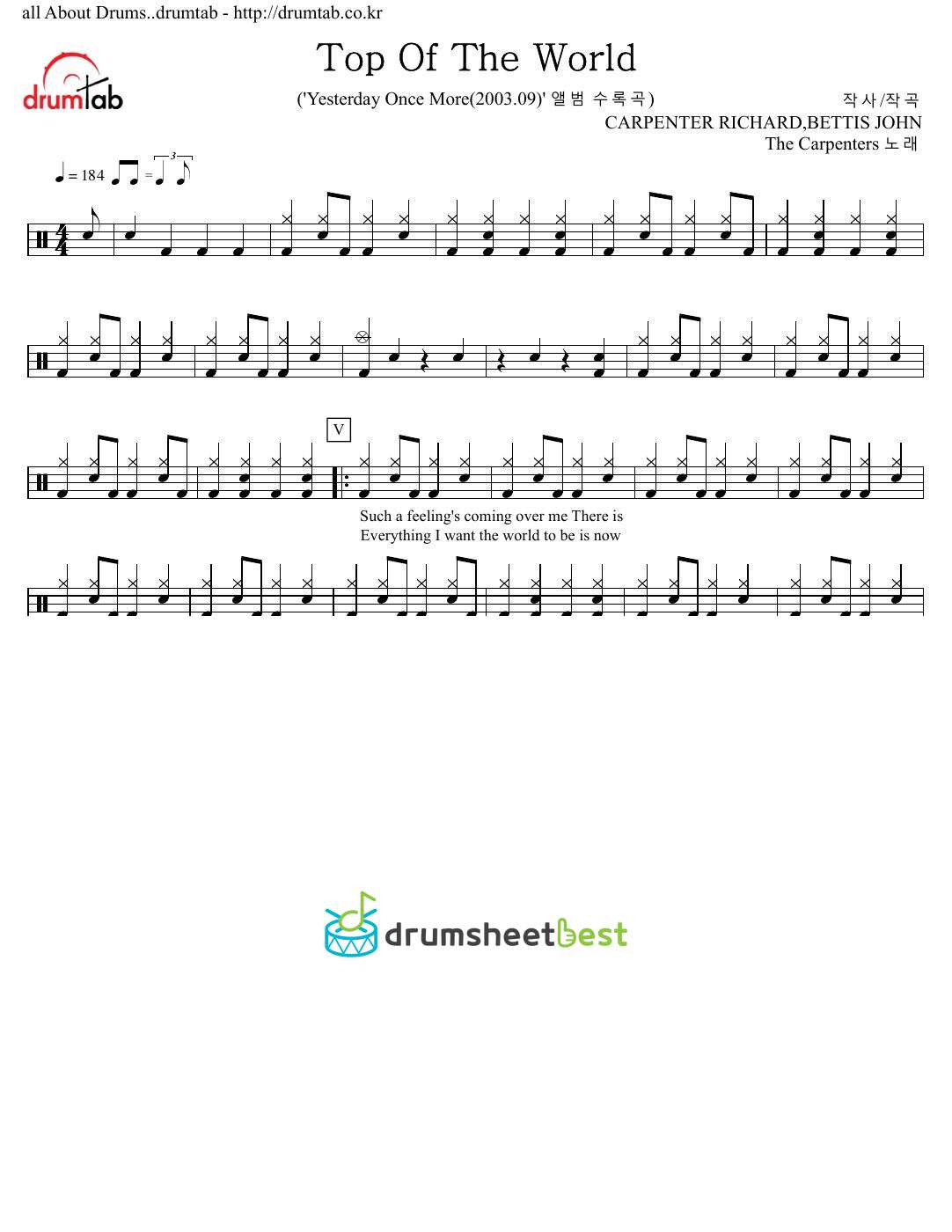 Top Of The World preview page 1