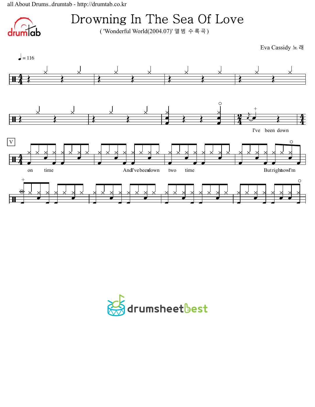 Drowning In The Sea Of Love (Album Ver.) preview page 1