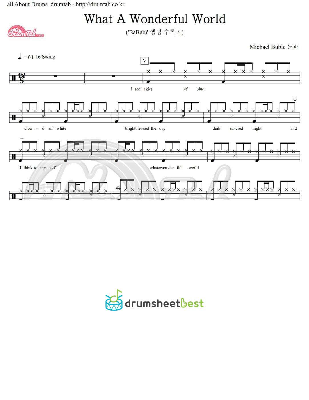 What A Wonderful World preview page 1