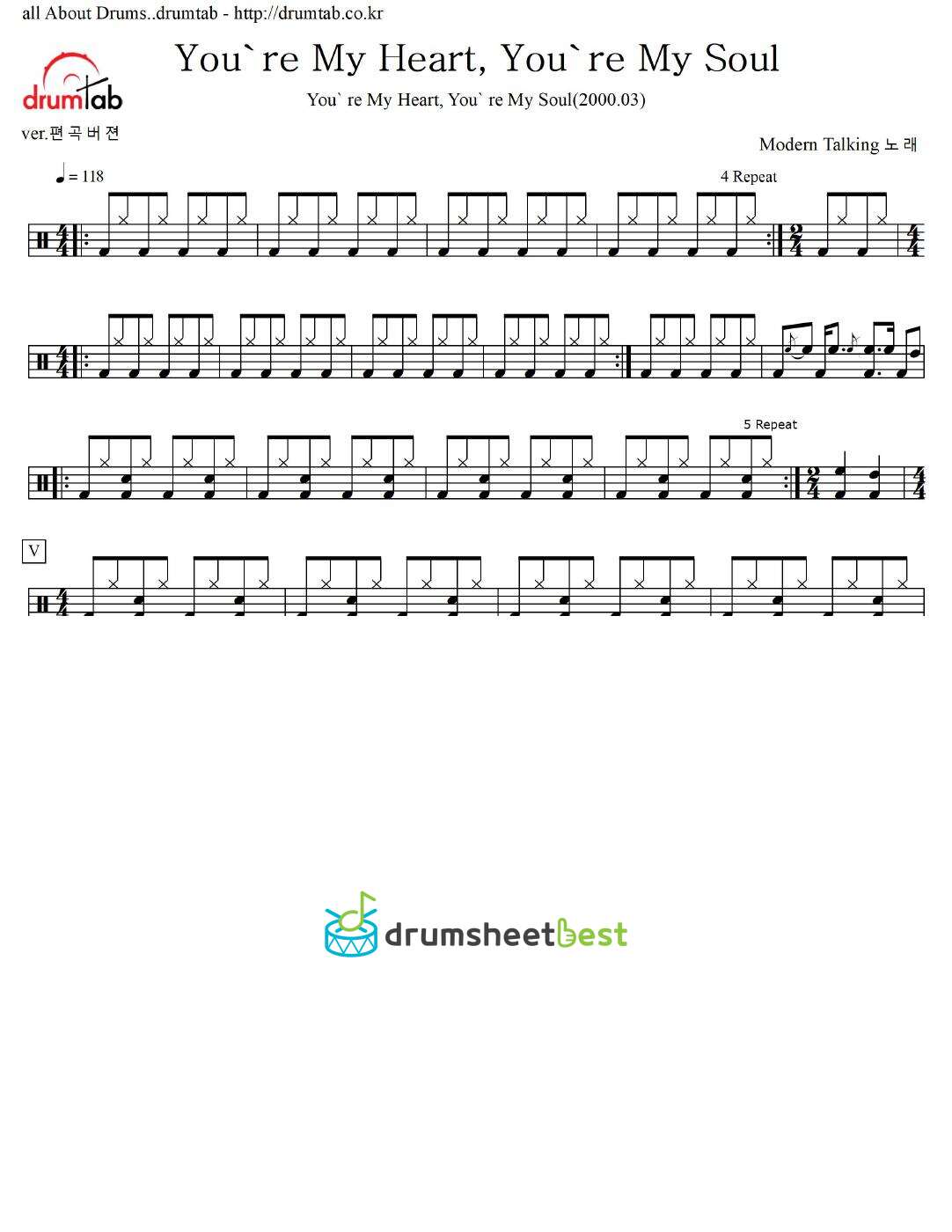 You're My Heart, You're My Soul preview page 1