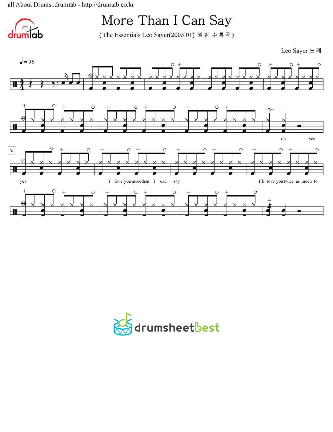 More Than I Can Say preview page 1