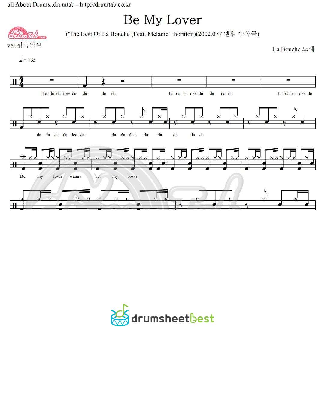 Be My Lover preview page 1