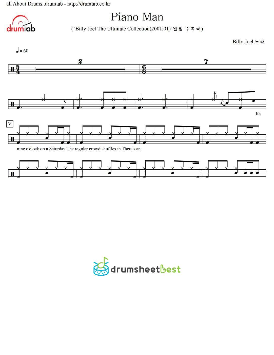 Piano Man preview page 1