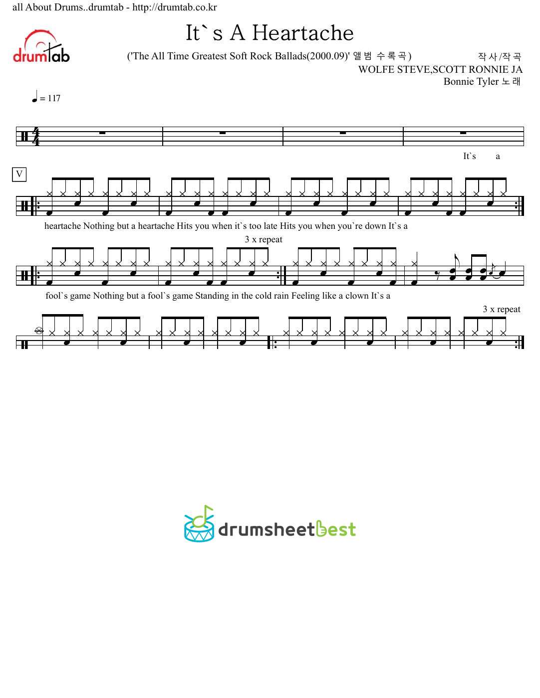 It's A Heartache preview page 1