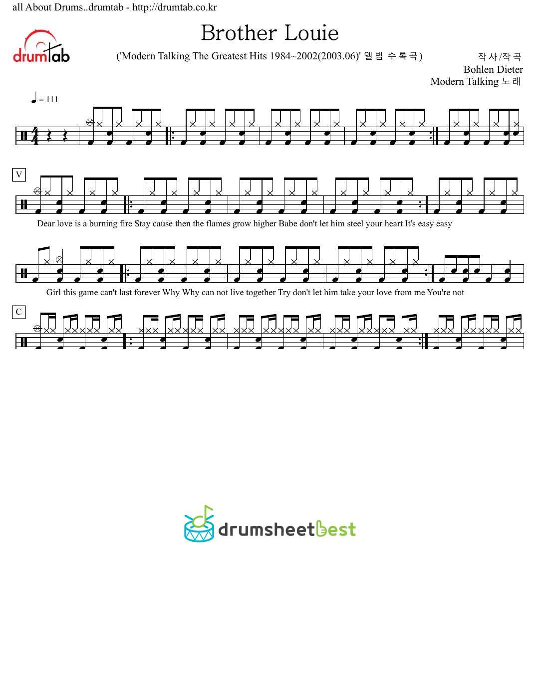 Brother Louie preview page 1