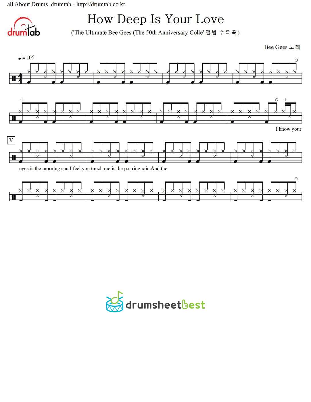 How Deep Is Your Love preview page 1