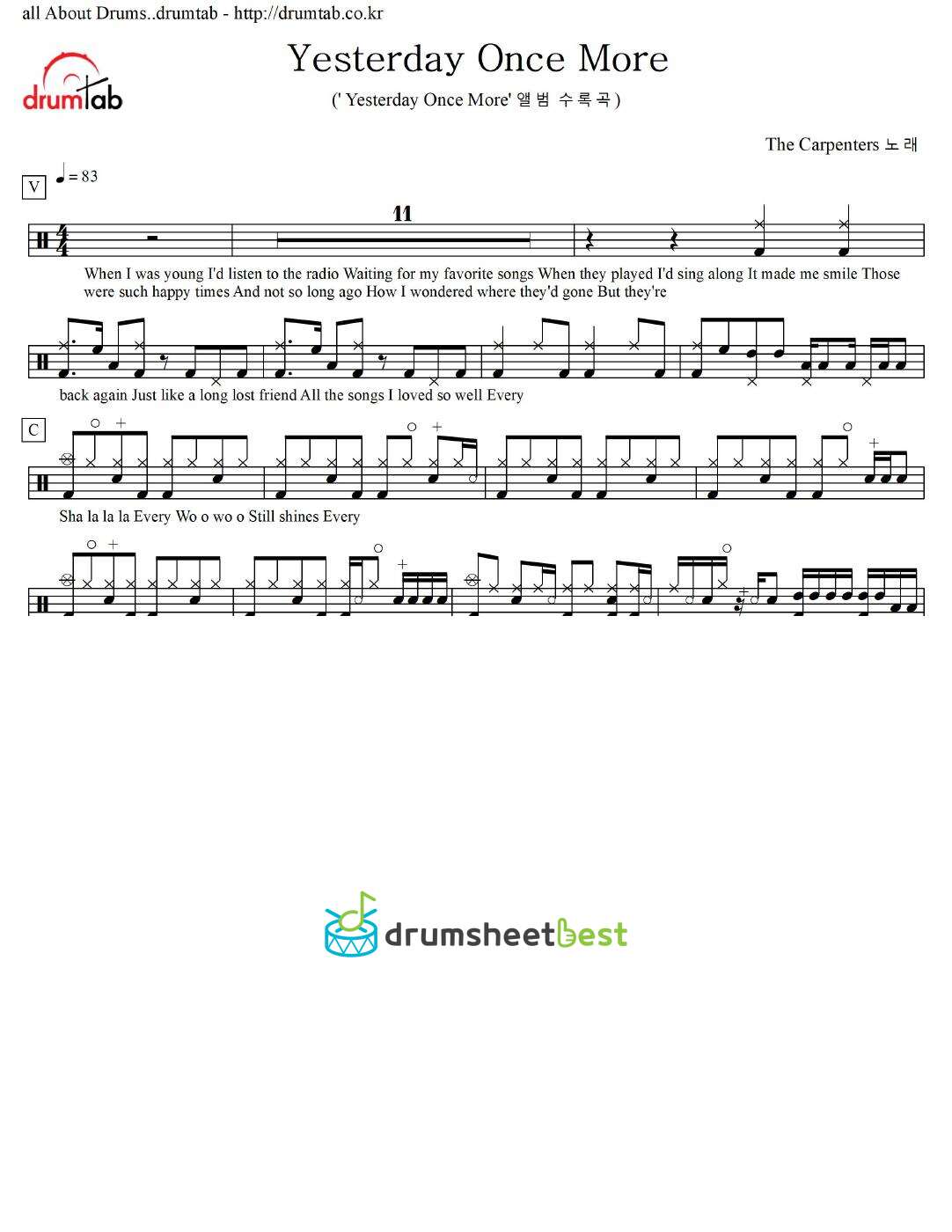 Yesterday Once More preview page 1