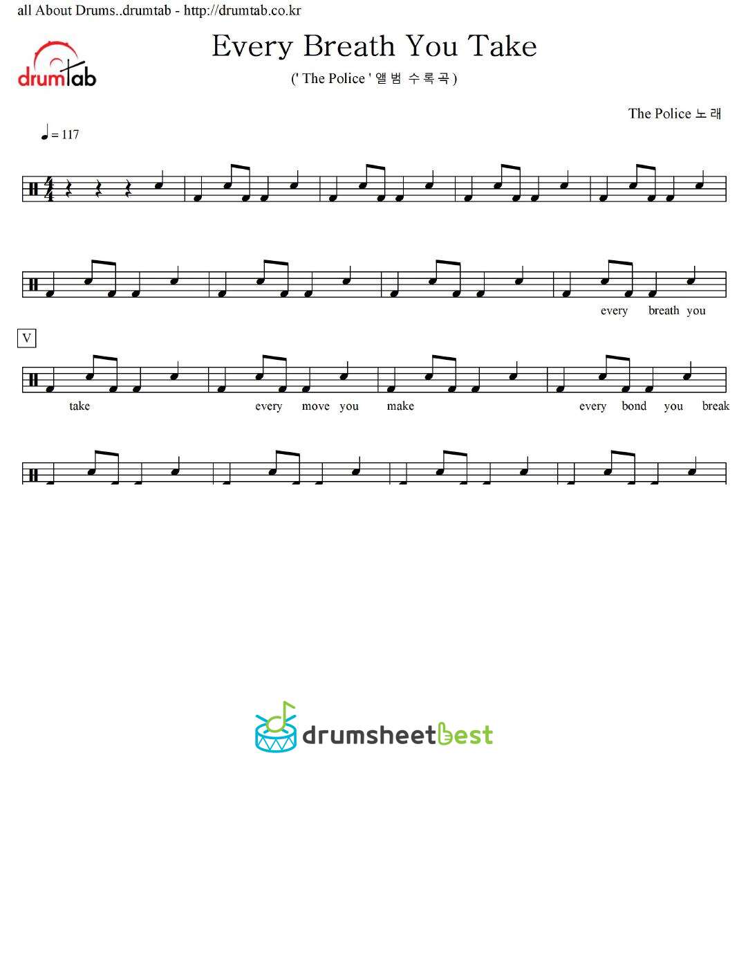 Every Breath You Take preview page 1