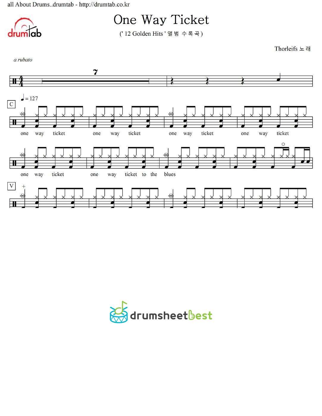 One Way Ticket preview page 1