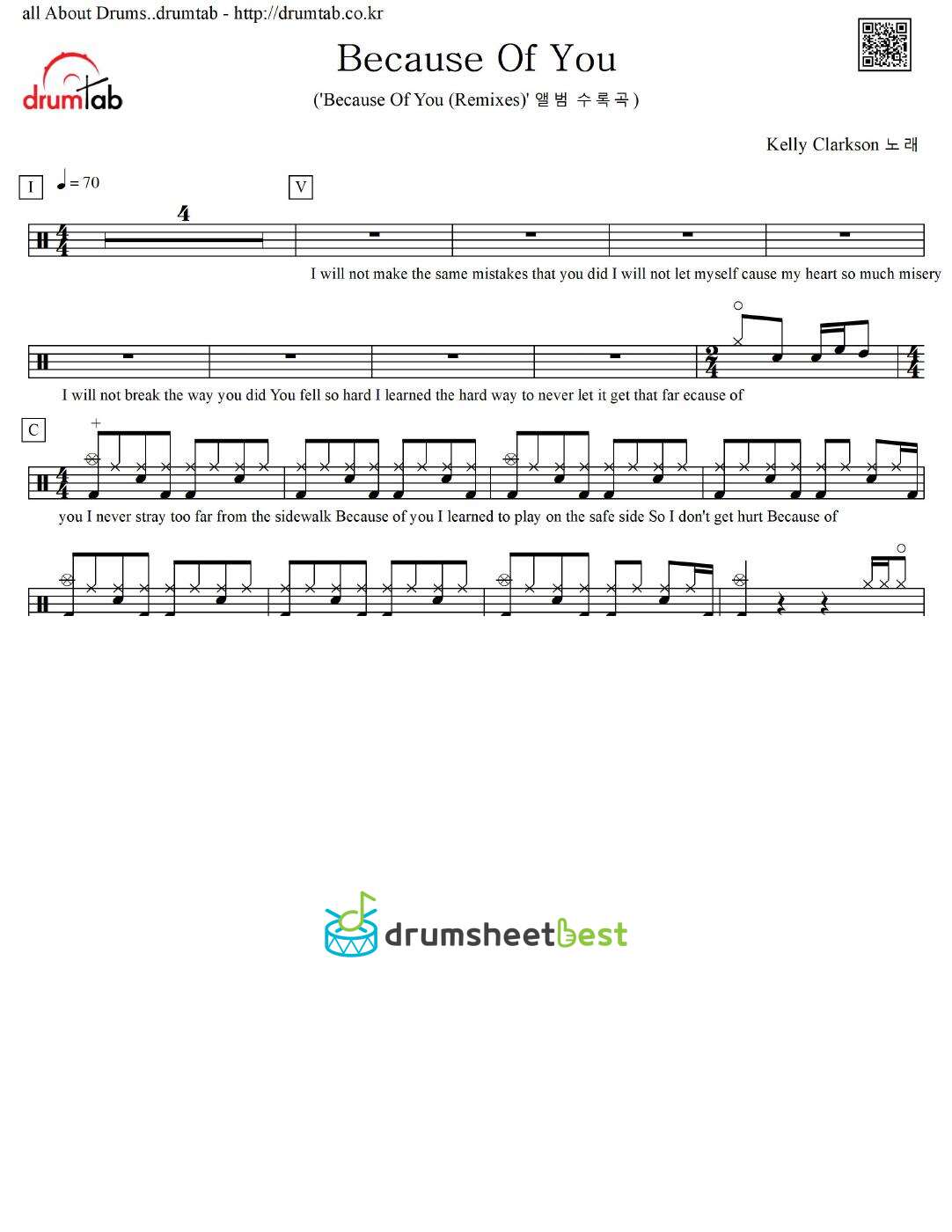 Because Of You preview page 1