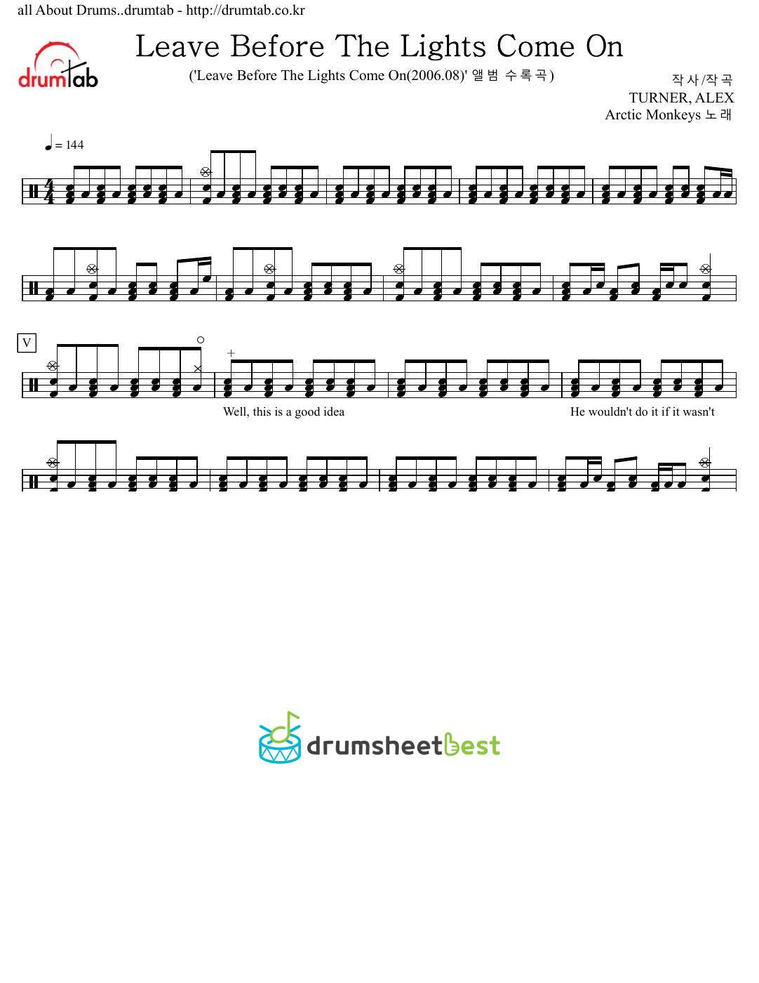 Leave Before The Lights Come On preview page 1