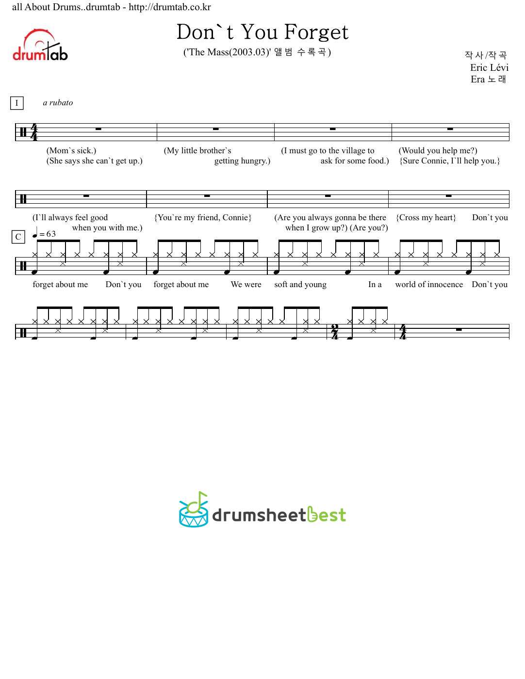 Don't You Forget preview page 1