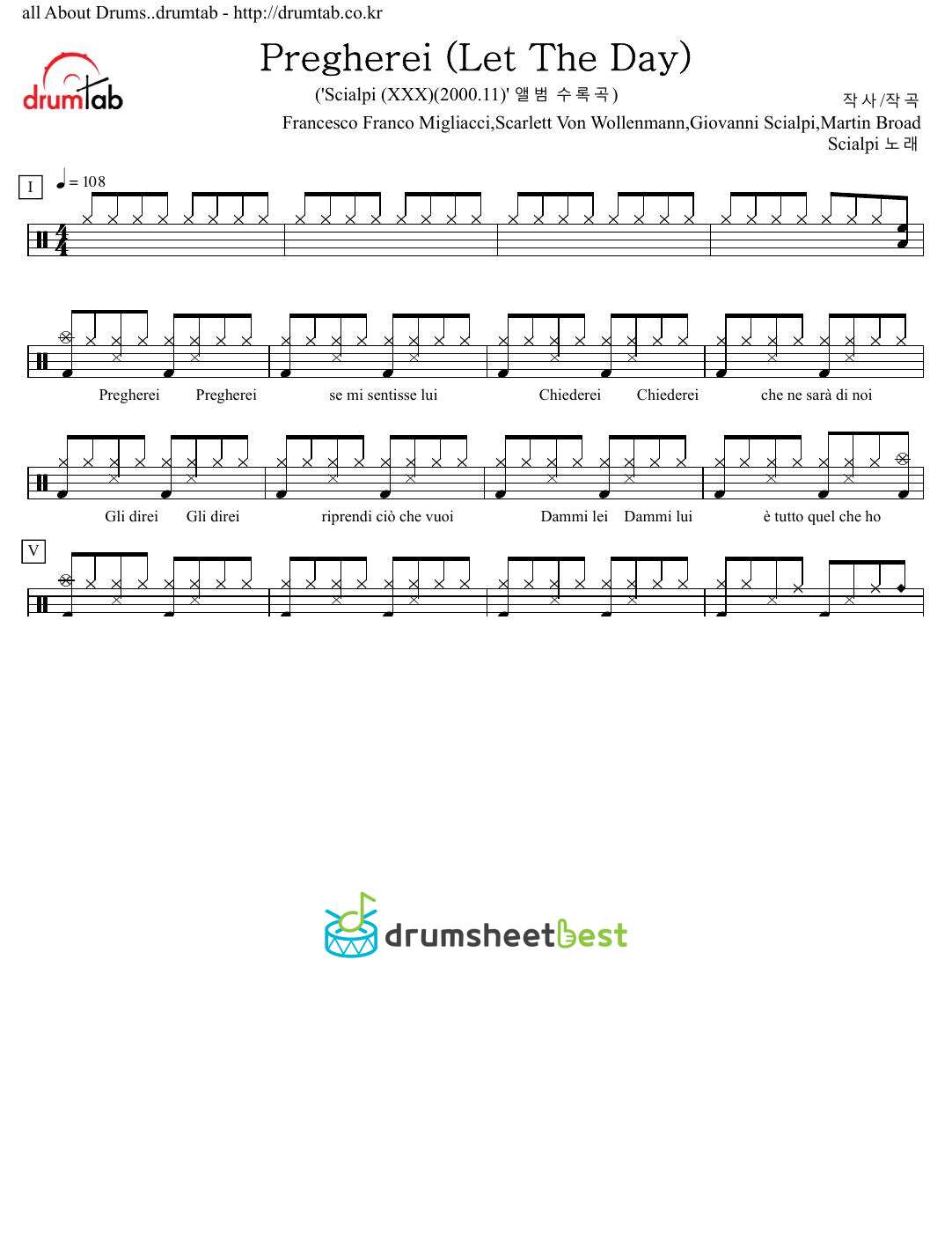 Pregherei (Let The Day) preview page 1