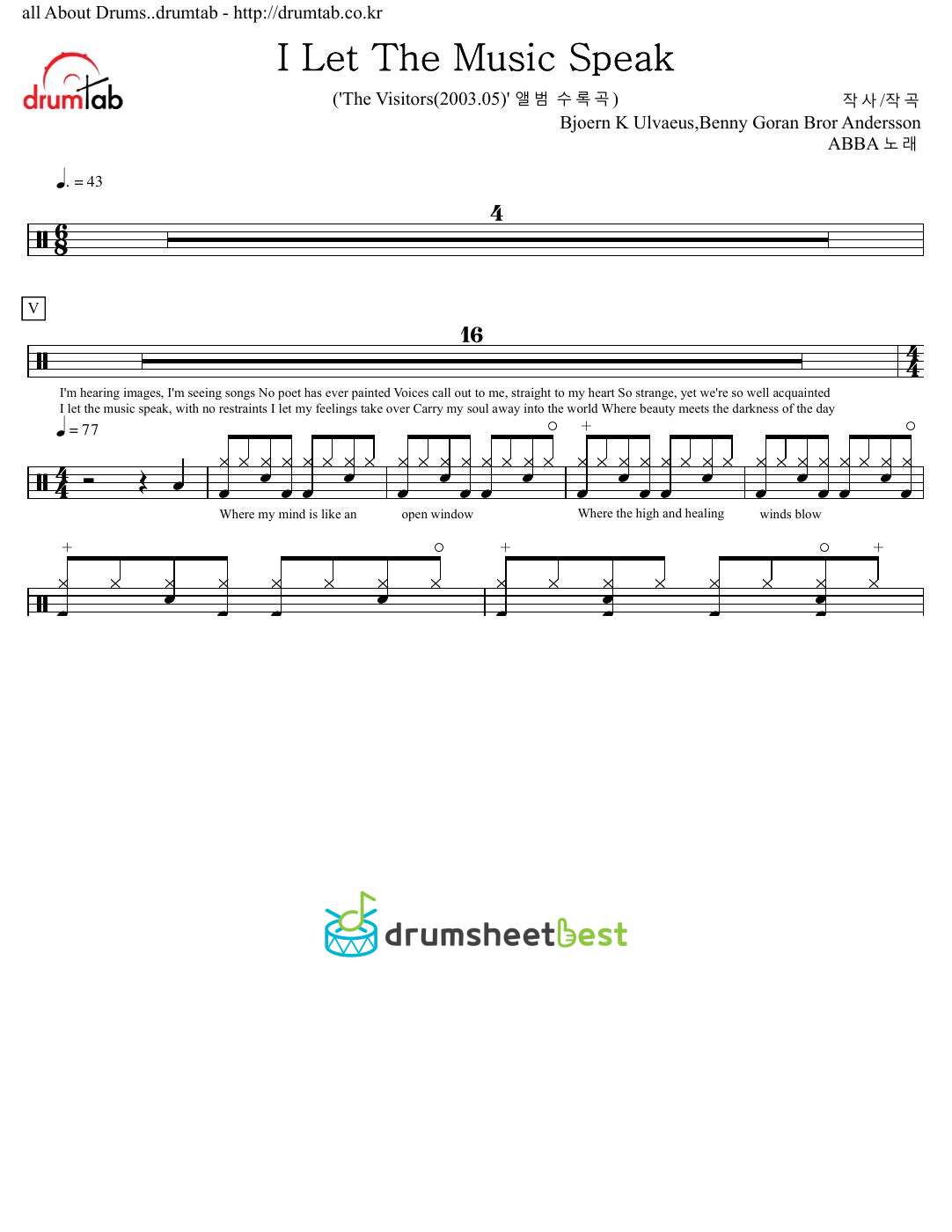 I Let The Music Speak preview page 1