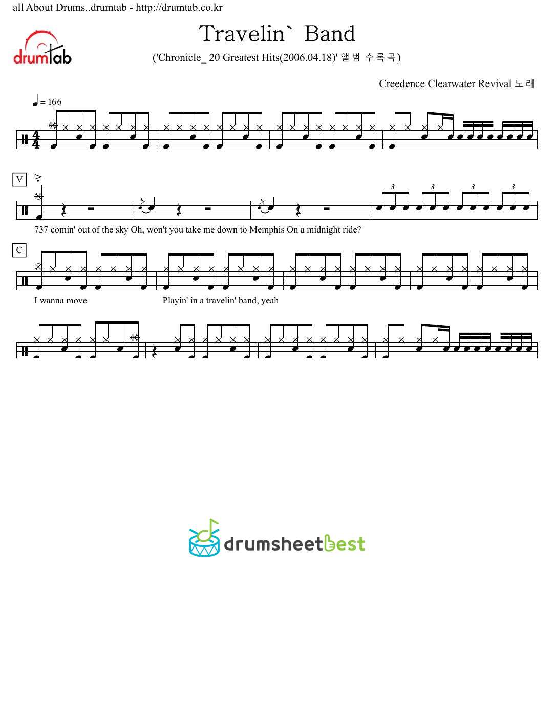 Travelin' Band preview page 1