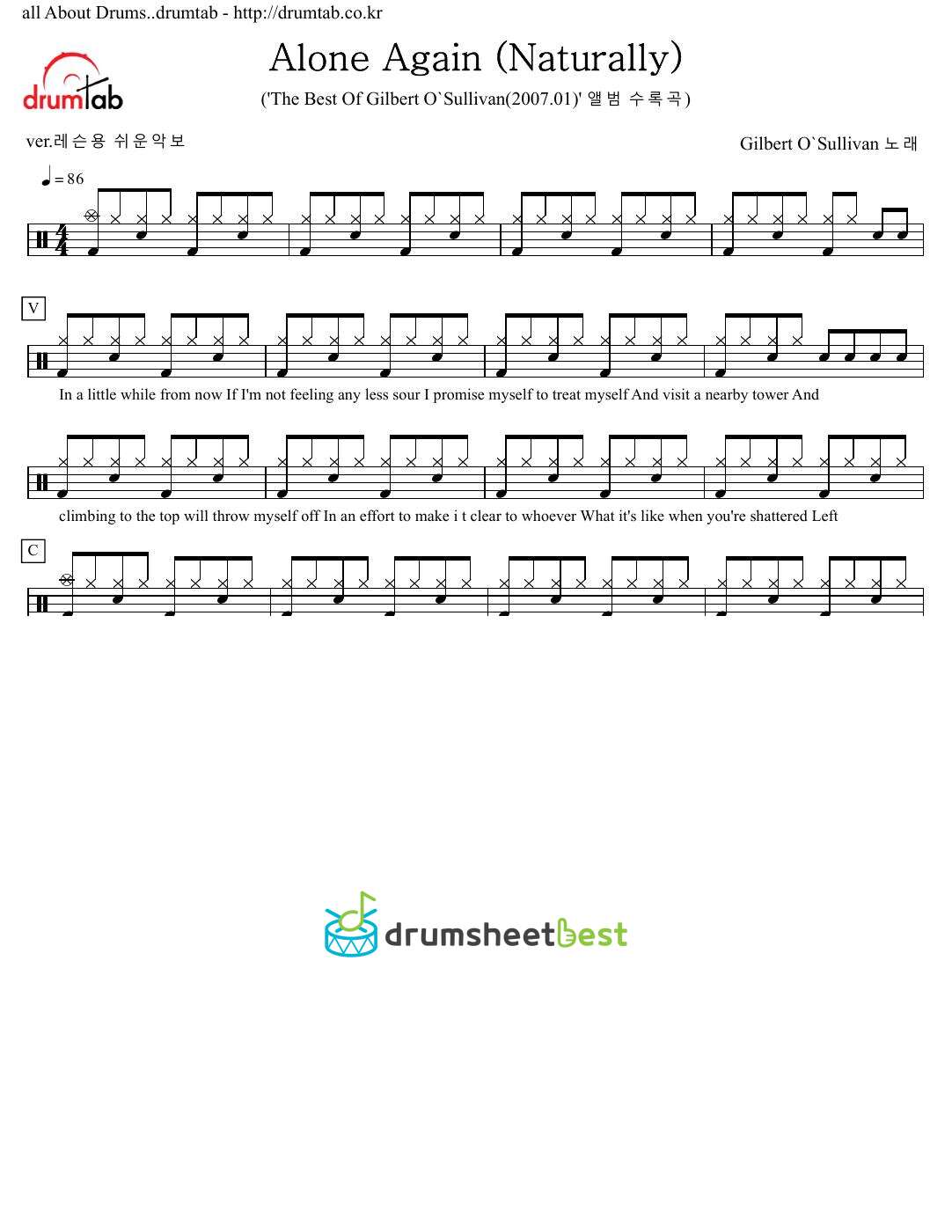 Alone Again (Naturally) preview page 1