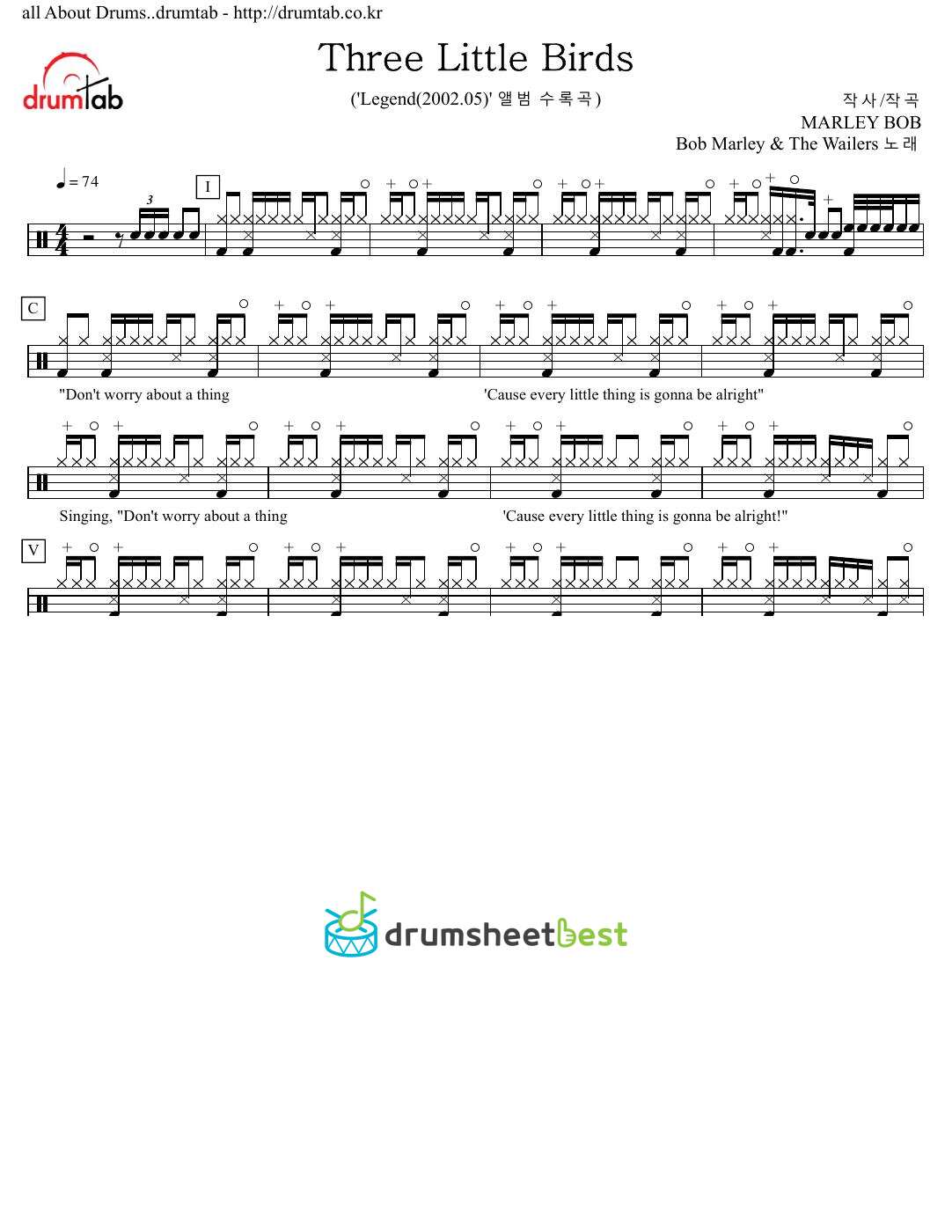 Three Little Birds preview page 1