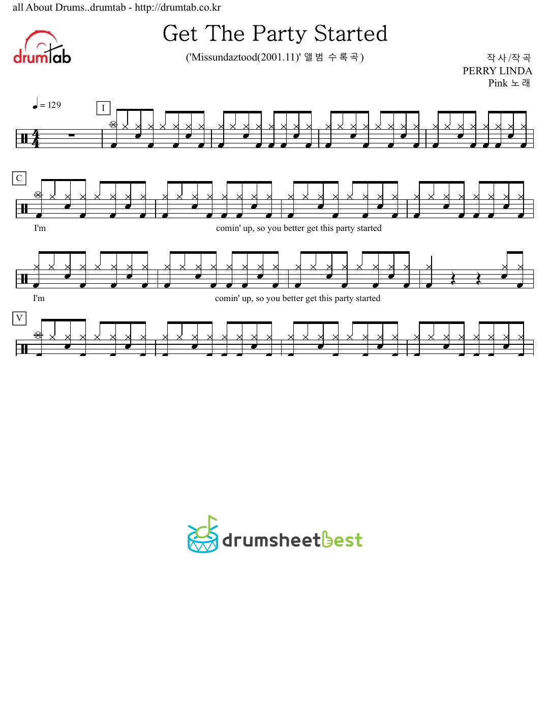 Get The Party Started preview page 1