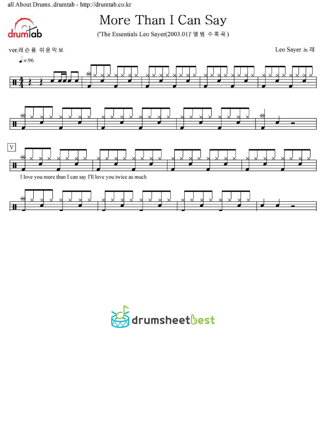 More Than I Can Say preview page 1