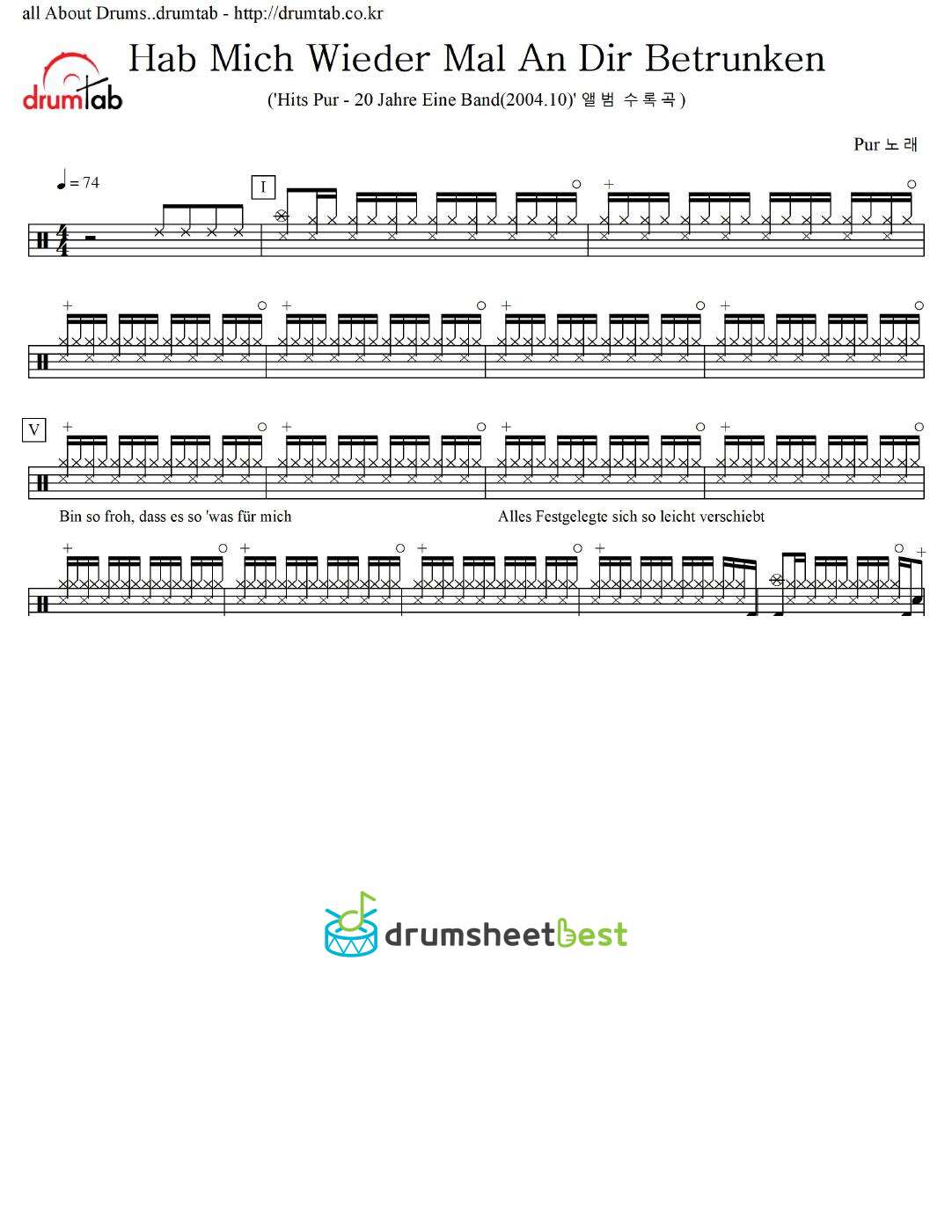 Hab Mich Wieder Mal An Dir Betrunken preview page 1