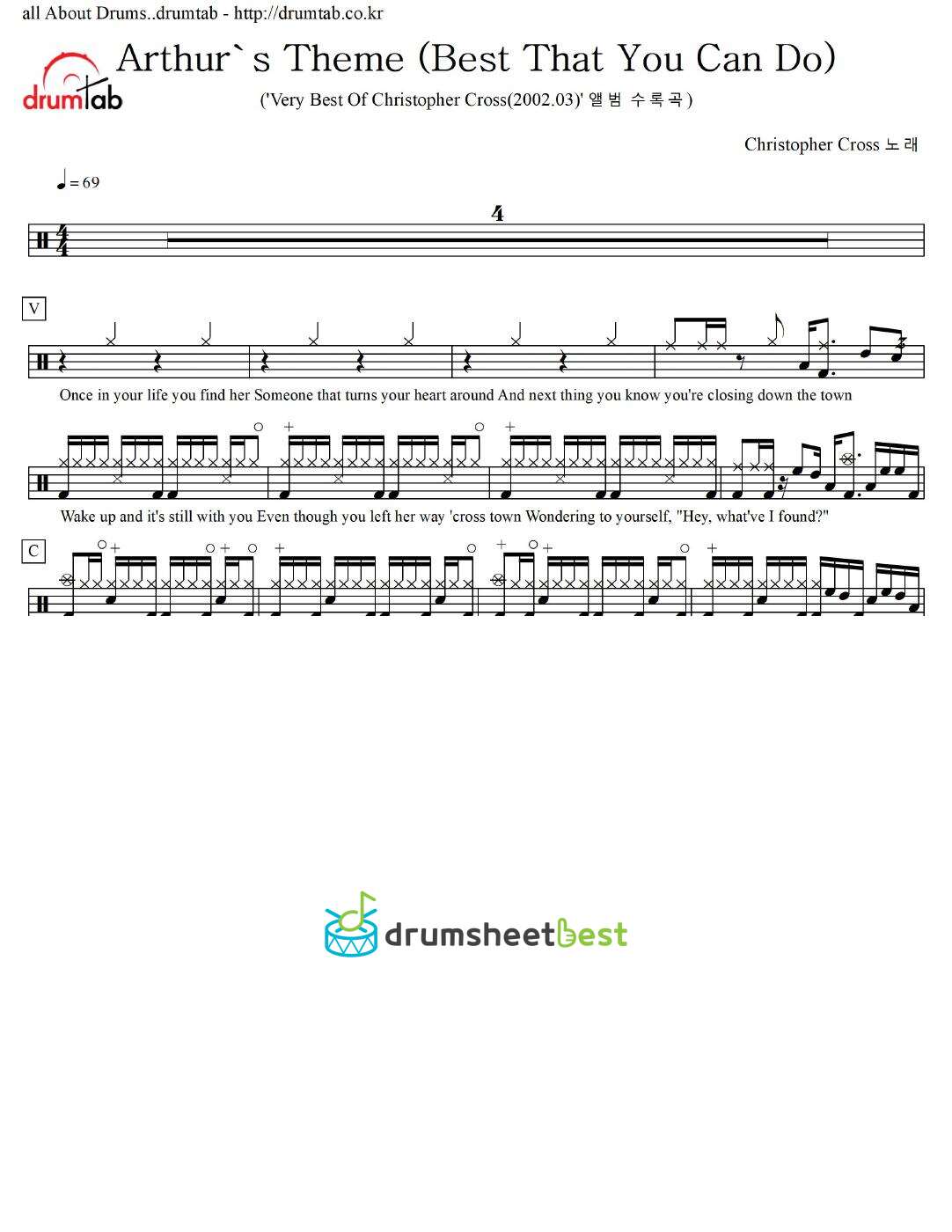 Arthur's Theme (Best That You Can Do) preview page 1