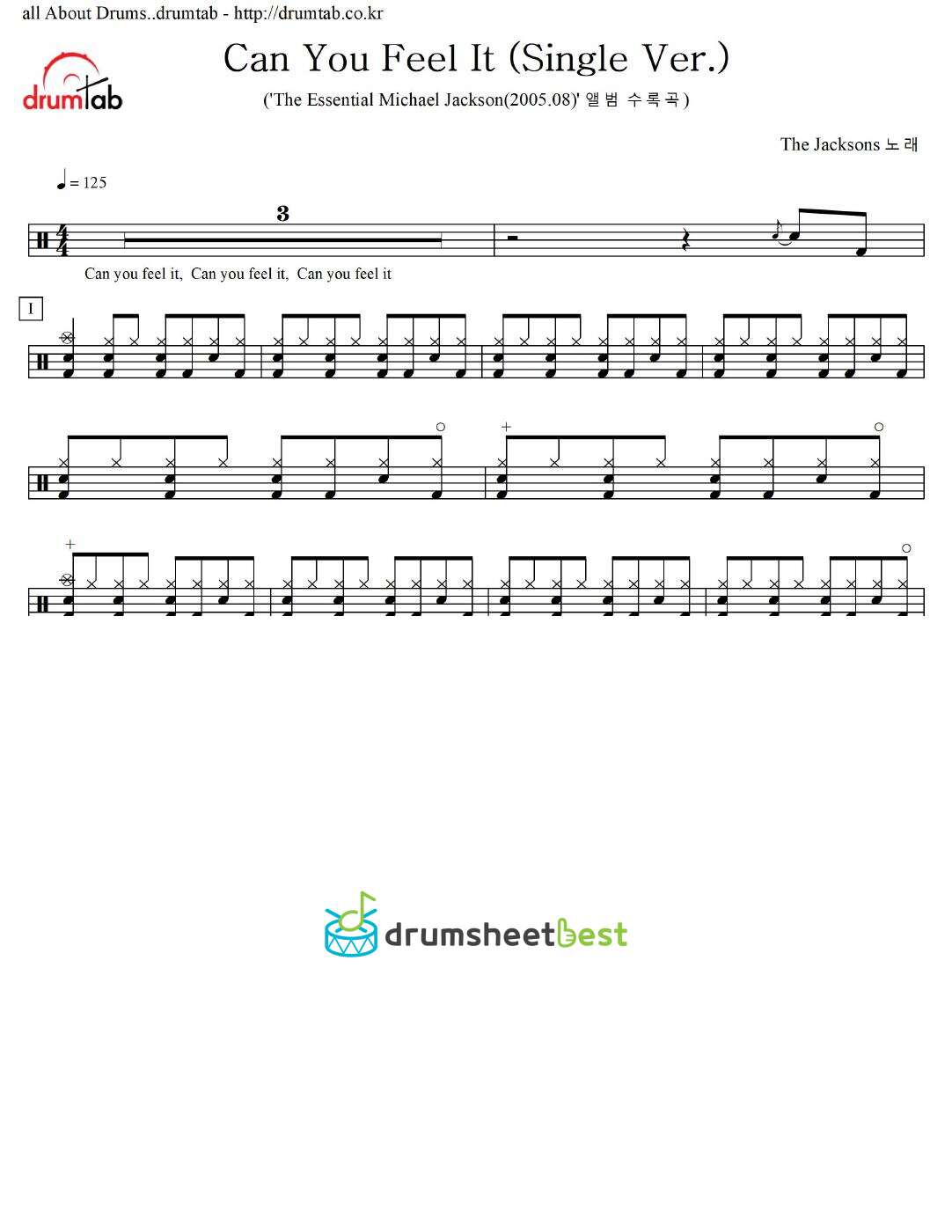 Can You Feel It (Single Ver.) preview page 1