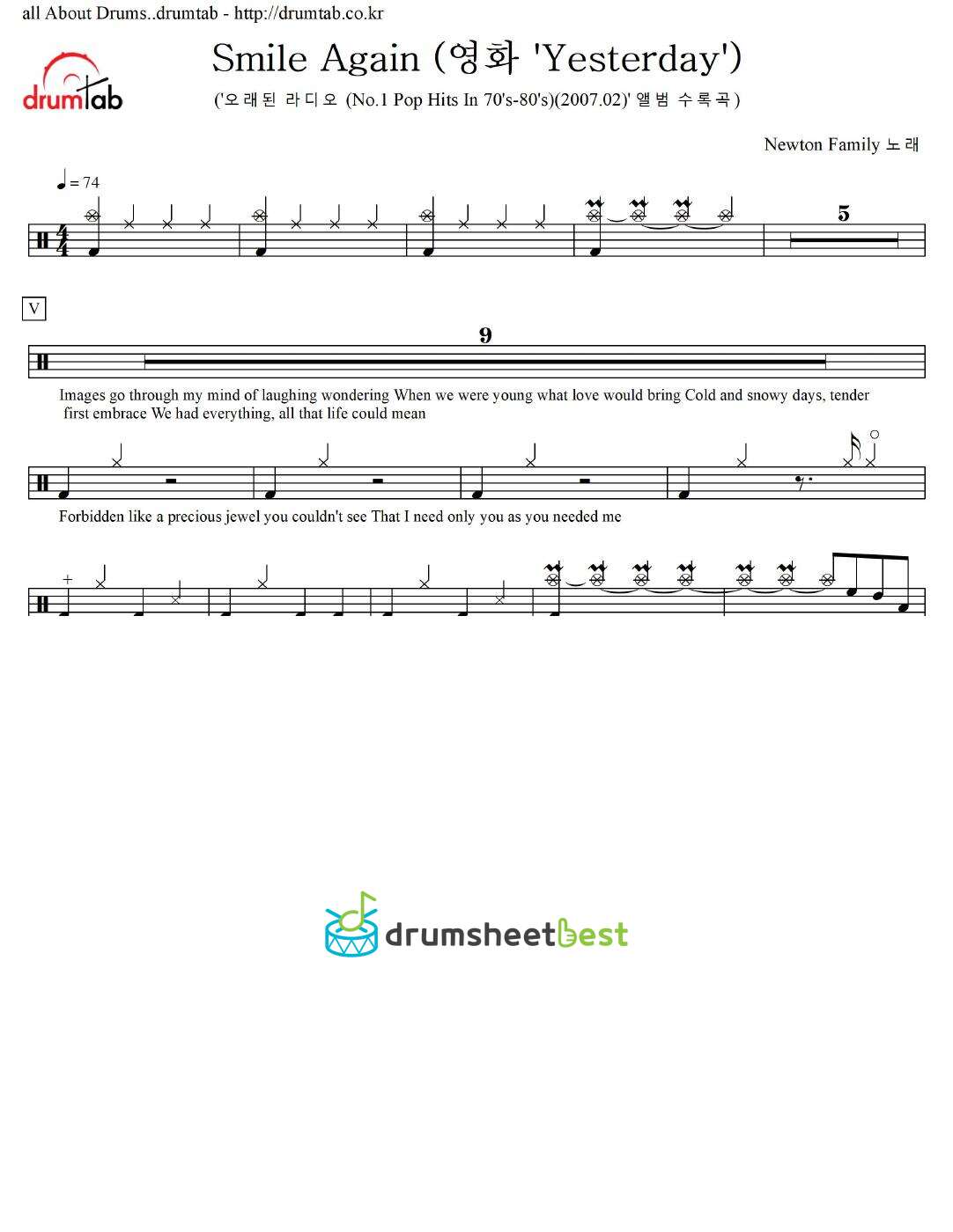 Smile Again (영화 'Yesterday') preview page 1