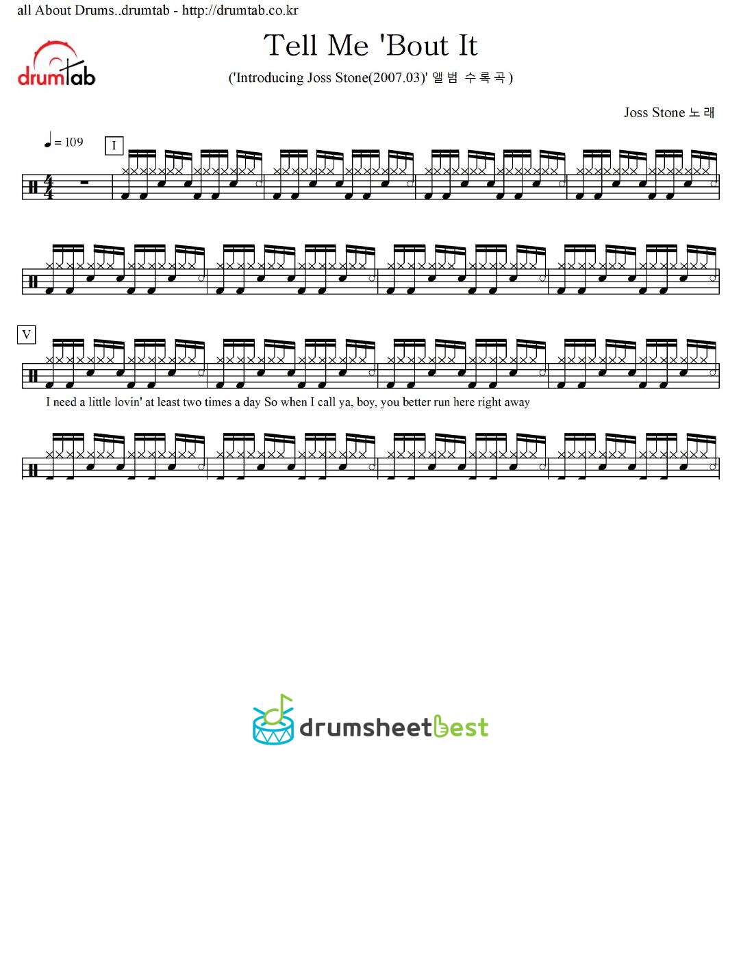 Tell Me 'Bout It preview page 1