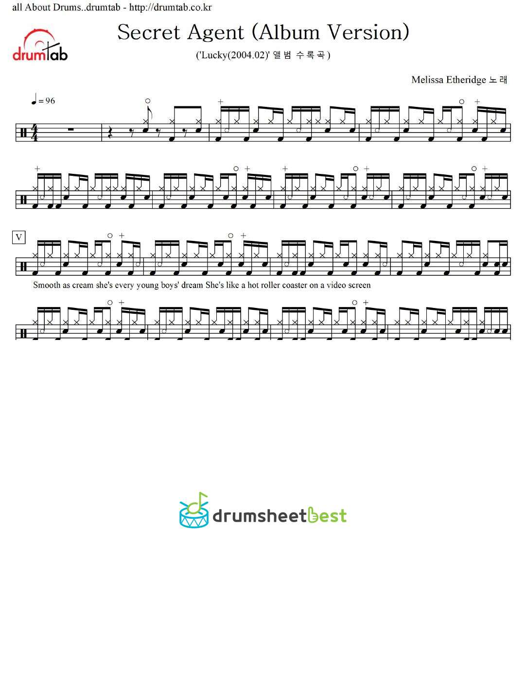 Secret Agent (Album Version) preview page 1