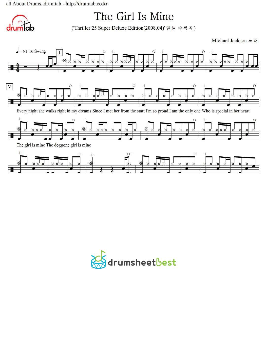 The Girl Is Mine preview page 1