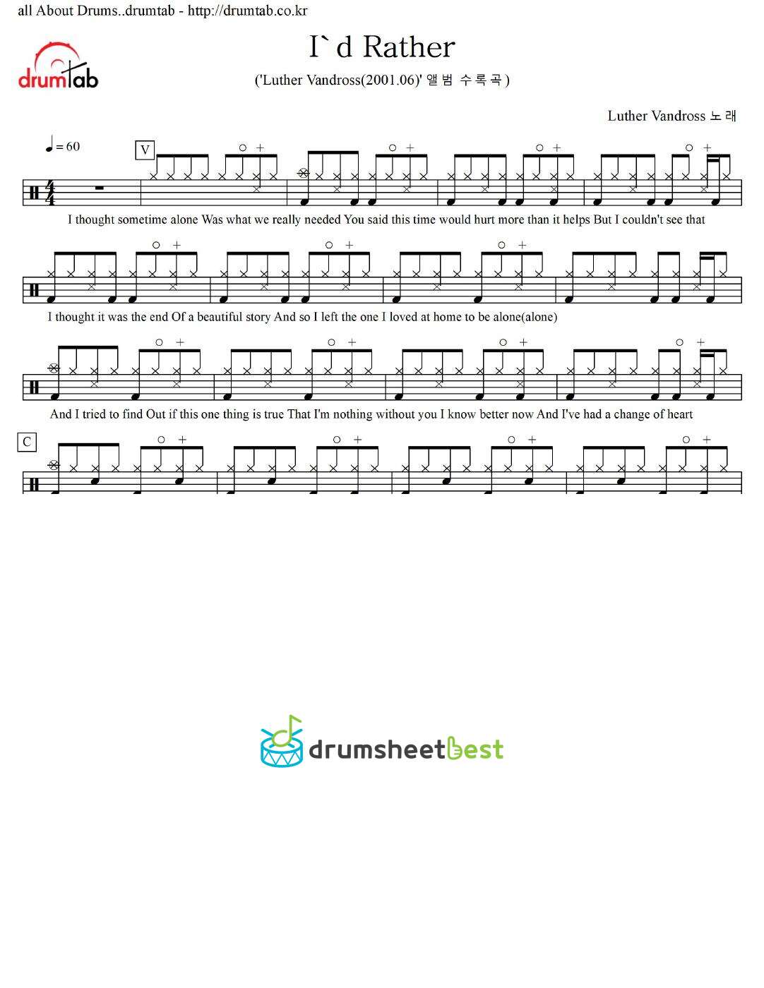 I'd Rather preview page 1