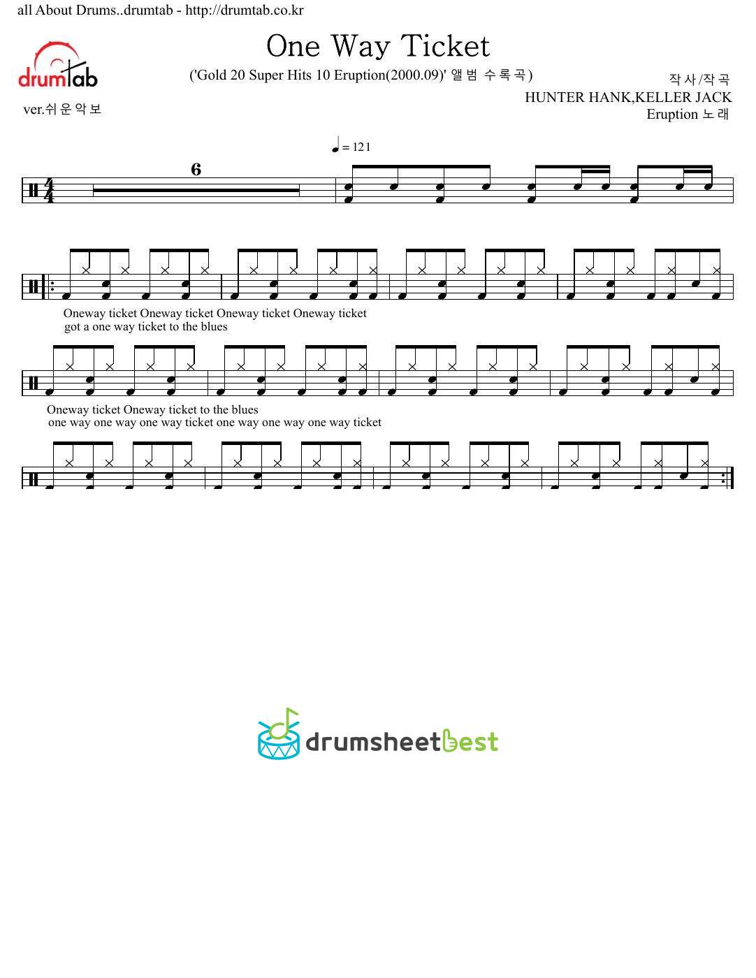 One Way Ticket preview page 1