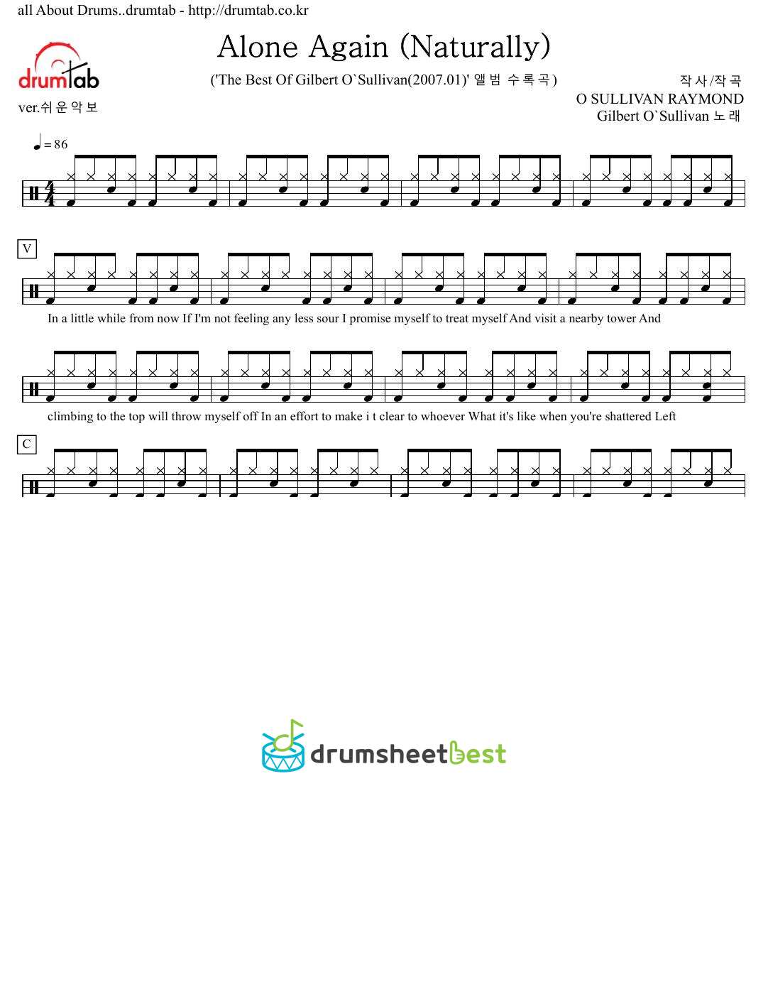 Alone Again (Naturally) preview page 1