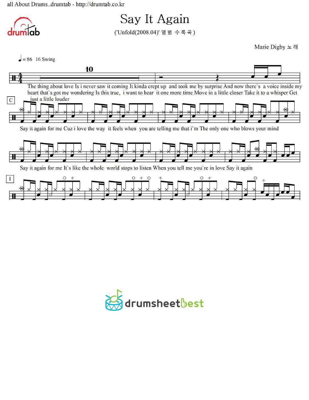 Say It Again preview page 1