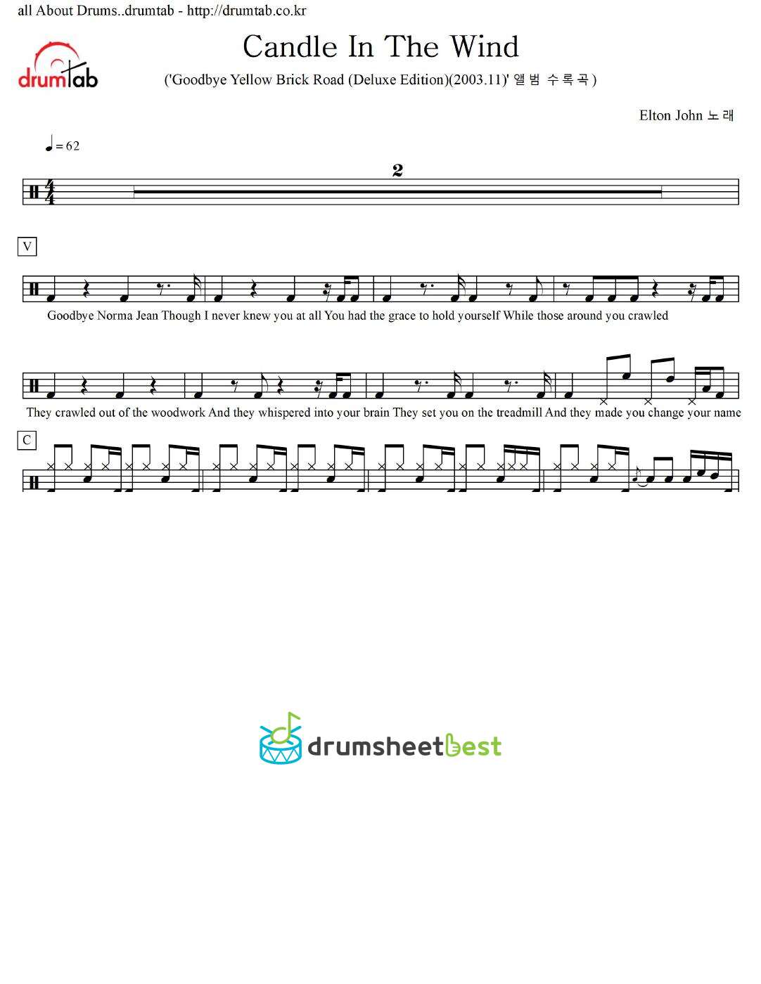 Candle In The Wind preview page 1