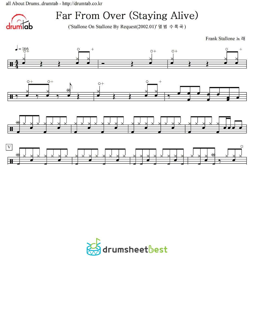 Far From Over (Staying Alive) preview page 1